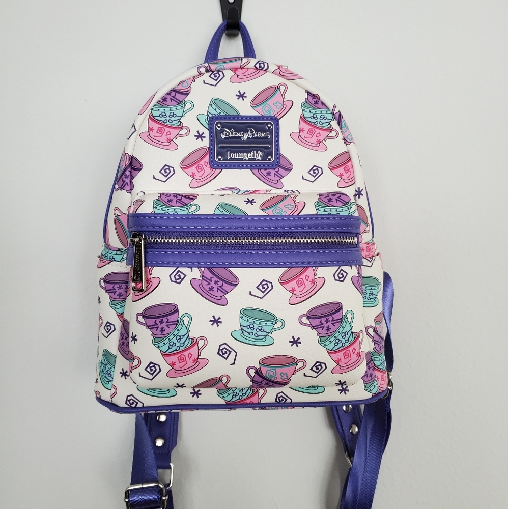 disney spinning teacups loungefly mini backpack
